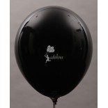Black Crystal Plain Balloon